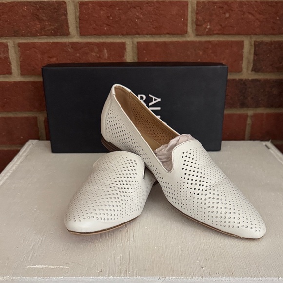 Naturalizer Shoes - Naturalizer Lorna 2  White Perforated Leather Loafer 8M